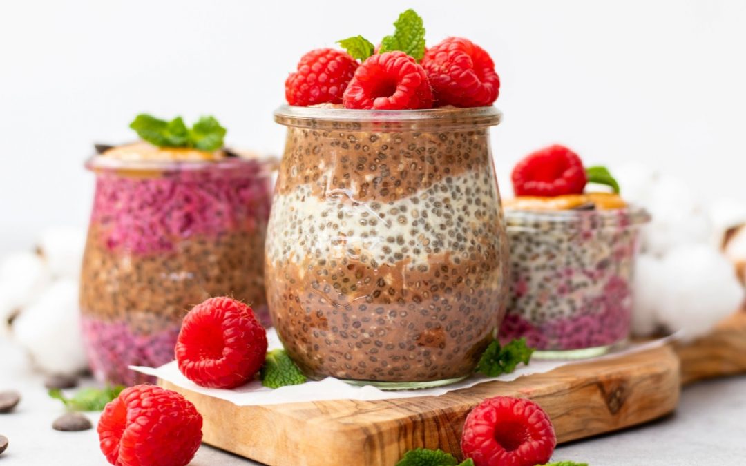 Chiapudding met cacao